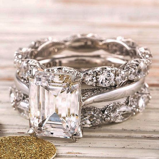 Radiant Retro Glow Stackable Ring