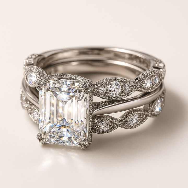 Radiant Retro Glow Stackable Ring