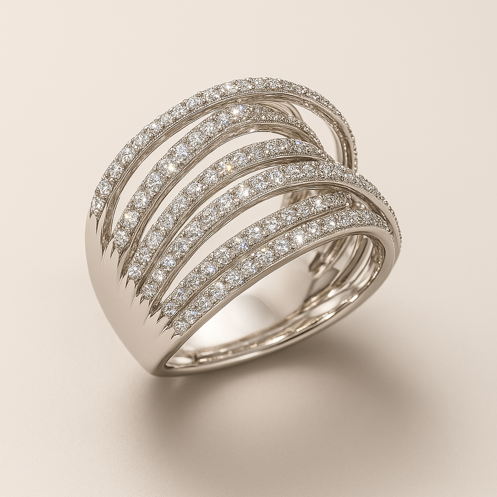 Timeless Sparkle Stack Ring
