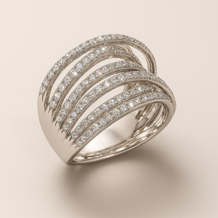 Timeless Sparkle Stack Ring