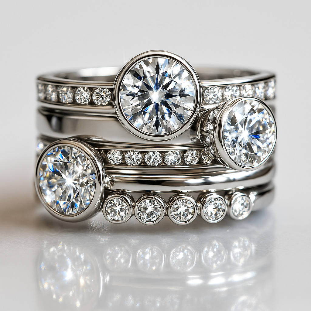 Timeless Sparkle Layered Ring