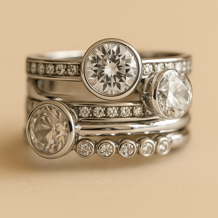 Timeless Sparkle Layered Ring