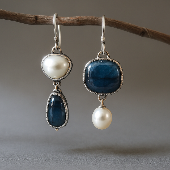 Timeless Blue Elegance Earrings