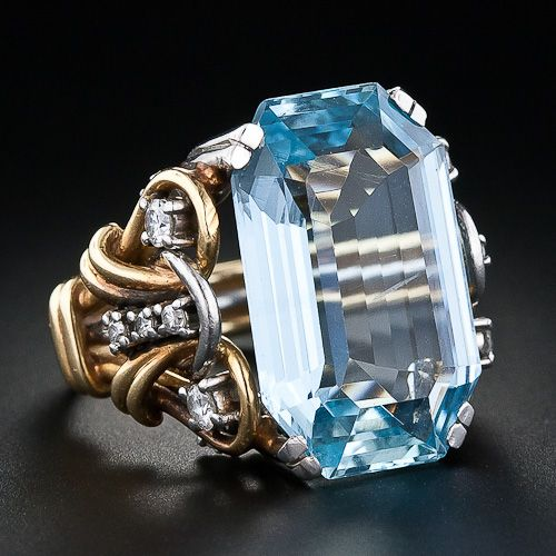 Radiant Blue Glow Layered Ring